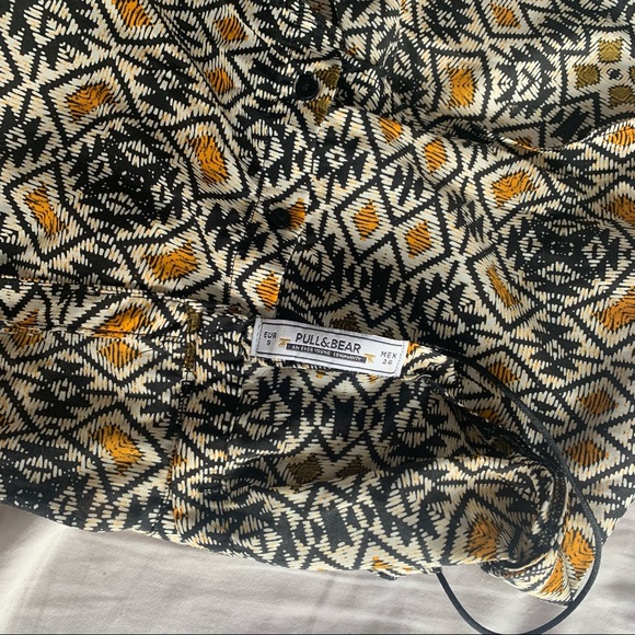 Pull & Bear Aztec Spaghetti Strap Tank Top - Picture 2 of 4